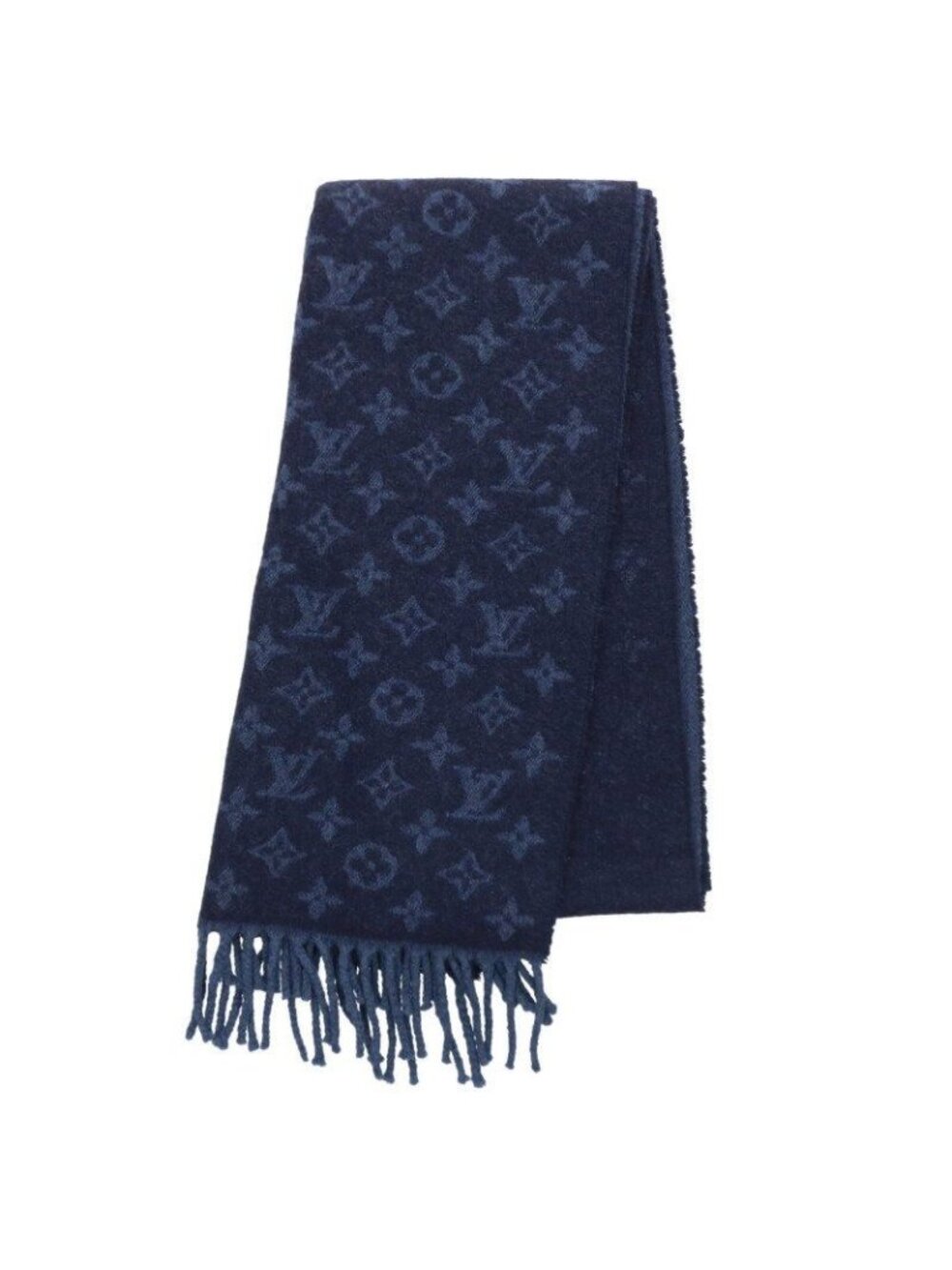 Louis Vuitton Monogram Gradient All Over Pattern Cashmere Scarf